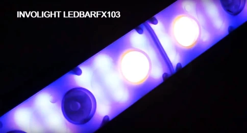 INVOLIGHT LEDBARFX103 - светодиодная панель 'блайндер' 10x 3Вт CREE (2800K WW)+ 60 x 5050SMD RGB фото 3