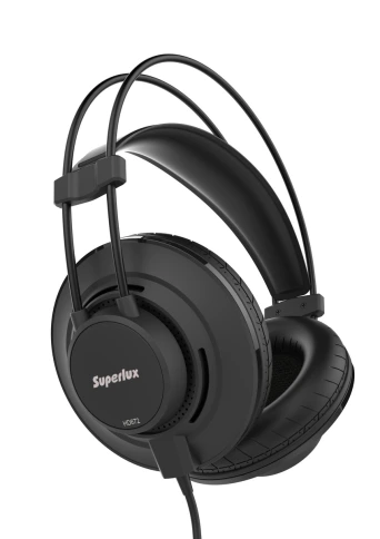 Superlux HD672 Black полуоткрытые наушники из композитного материала с силиконовыми амбушюрами фото 1