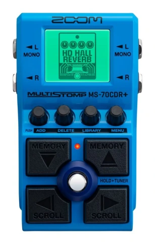 Zoom MS-70CDR+ Chorus, Delays, & Reverbs - педаль эффектов для электрогитары фото 1