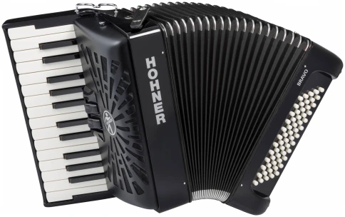 HOHNER Bravo II 60 black - Аккордеон 1/2 фото 1
