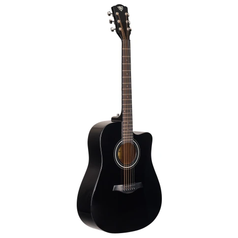 Акустическая гитара ROCKDALE Aurora D5 C BK Gloss фото 2