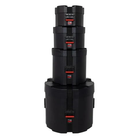 GATOR GPCJZFUSIONPACK - комплект из 4-х кейсов для ударных (20' x 16' 10' x 7' 12' x 8' 14' x 14' фото 2