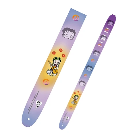 PERRI'S P25BB-1054 - кожаный ремень (2,5') для гитары (Betty Boop с гитарой) фото 1