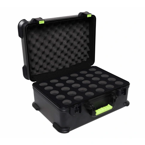 GATOR SH-MICCASE30 - пластиковый кейс для SHURE - 30 проводных микрофонов фото 3