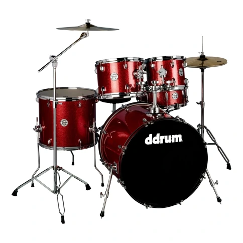 DDRUM D2 522 RSP - ударная установка , цвет Red Sparkle , 10'-12'-16'-22', 14х6.5' фото 1