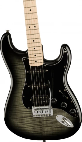Электрогитара FENDER SQUIER AFFINITY 2021 STRATOCASTER FMT HSS MN BLACK BURST фото 2