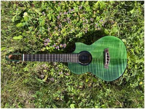 FLIGHT COMET TENOR EQ-A Green - Укулеле тенор фото 14