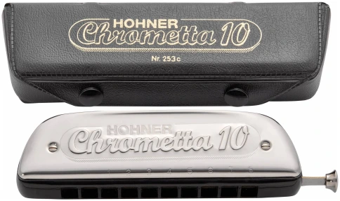 HOHNER Chrometta 10 - Губная гармоника хроматическая фото 2