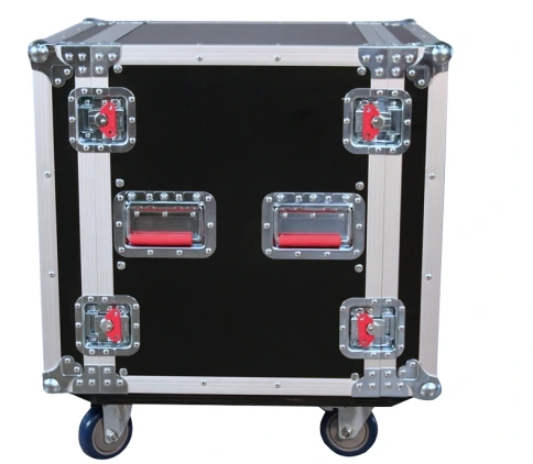 GATOR G-TOUR 12U CAST - рэковый флайт-кейс, 12 U, на колесах,дерево,черный фото 3