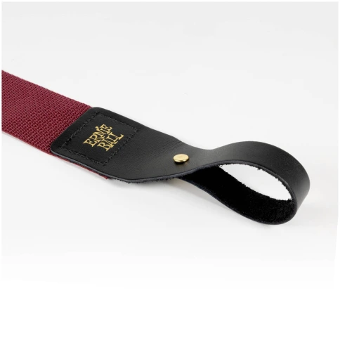 ERNIE BALL 5367 PolyPro Acoustic Burgundy - Ремень для гитары фото 3