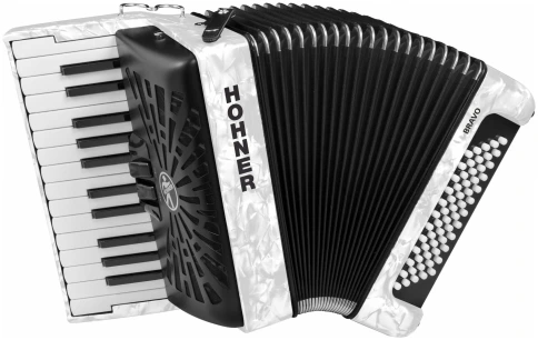 HOHNER Bravo II 60 white - Аккордеон 1/2 фото 1