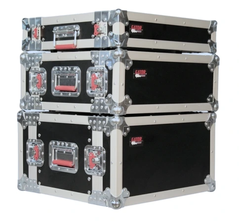 GATOR G-TOUR EFX6 - рэковый флайт-кейс,6 U,красные ручки с резиновым покр.,дерево,черн., вес 12,99кг фото 3