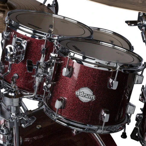 DDRUM DM B 522 RSP - ударная установка ,10'-12'-16'-22'-13х7' (без Hardware) , цвет Red Sparkle Wrap фото 4