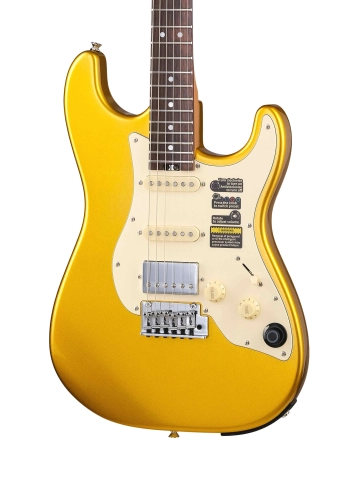 S800-Standard-800-GD Электрогитара с встроенным процессором, золотистая, GTRS фото 3