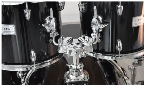 JW225-TF-BK Барабанная установка (2 коробки), черная, TJW фото 3