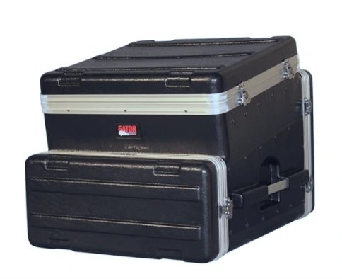 GATOR GRC-10X4 - рэковый кейс,пластик,черный,10U верх, 4U низ, компактный, легкий доступ к кабелям фото 1