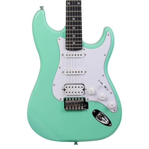 Электрогитара ROCKDALE Stars HSS Roller Green фото 5