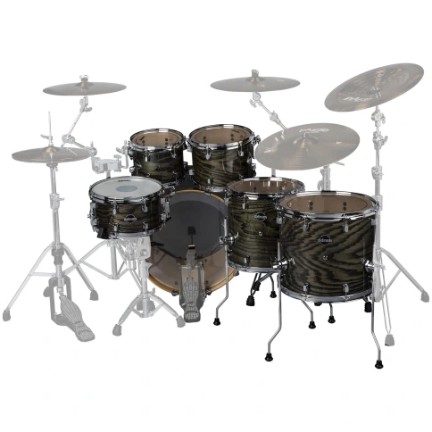 DDRUM DM ASH 622 TBK - ударная установка ,10'-12'-14'-16'-22'-13х7' (без Hardware) , цвет чёрный гля фото 3
