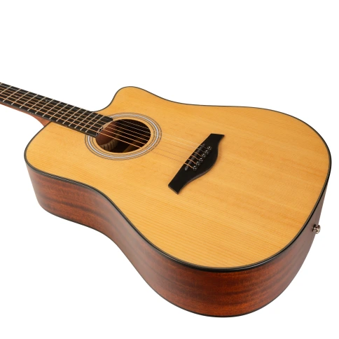 Акустическая гитара ROCKDALE Aurora D5 C NAT Satin фото 4
