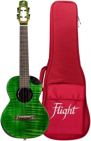 FLIGHT COMET TENOR EQ-A Green - Укулеле тенор фото 1