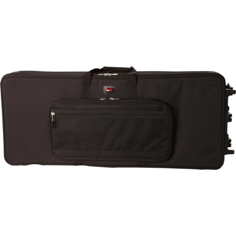 GATOR GK-61-SLIM - нейлоновый кейс с жесткой рамкой для клавиш,тонкий, (61кл) с колесами фото 1