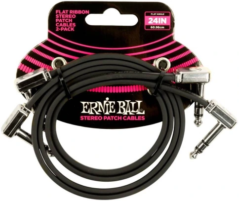ERNIE BALL 6406 stereo, 60см - Инструментальный кабель фото 1
