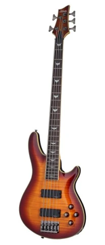 Schecter Omen Extreme-5 Vintage Sunburst Бас-гитара электрическая фото 1