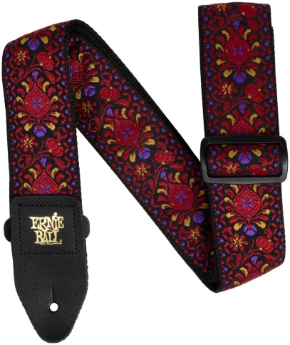 ERNIE BALL 5369 Jacquard Crimson Royal Bloom - Ремень для гитары фото 1