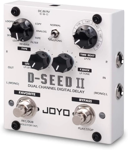 Педаль эффектов JOYO D-SEED II Stereo Delay фото 2