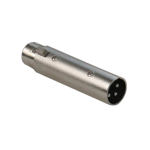 INVOTONE AD355 - переходник 3P XLR папа <>3P XLR мама, корпус металл фото 1