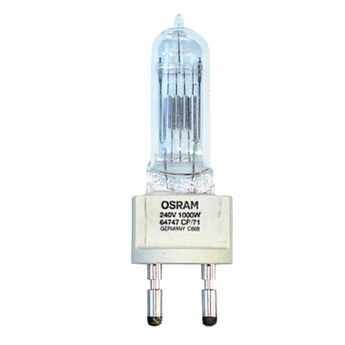 OSRAM 64747/CP71 - лампа галоген. 230 В/1000 Вт, G22 фото 1