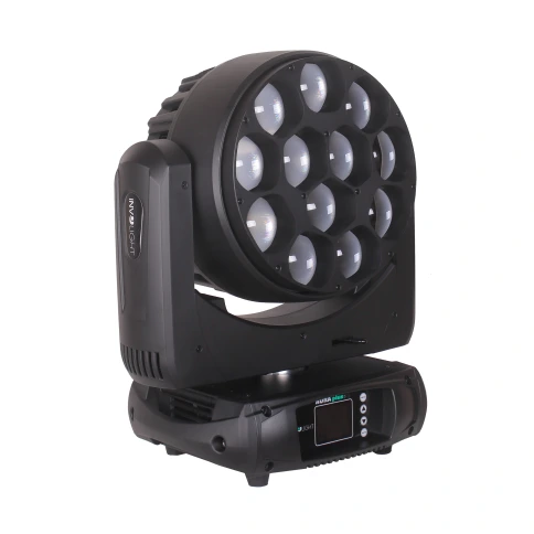 INVOLIGHT AURA PLUS - голова вращения (WASH), 12х RGBW + 72х RGB SMD, DMX512 фото 1