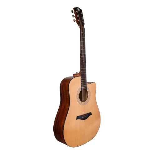 Акустическая гитара ROCKDALE Aurora D5 C NAT Gloss фото 3