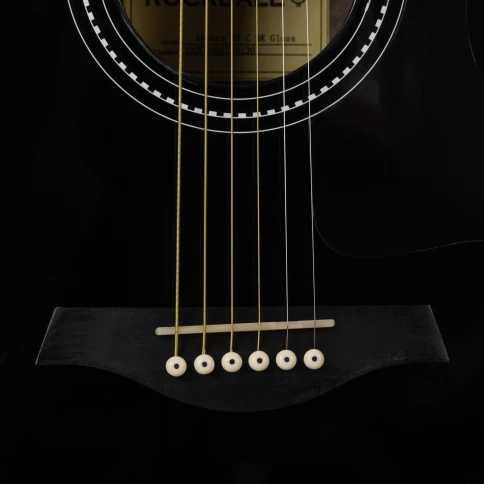 Акустическая гитара ROCKDALE Aurora D7 C BK Gloss фото 4
