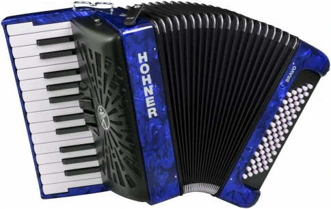 HOHNER Bravo II 60 dark blue - Аккордеон 1/2 фото 1