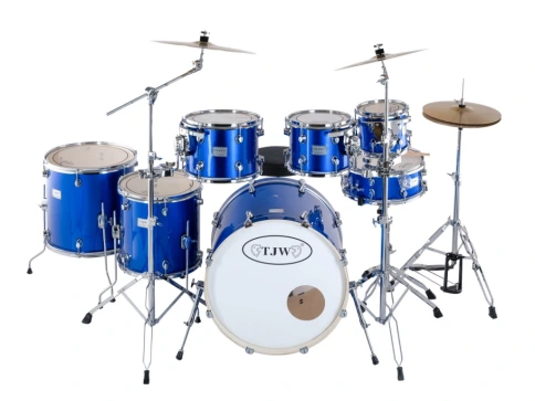 JW227-E1-BL Барабанная установка (3 коробки), синяя, TJW фото 1