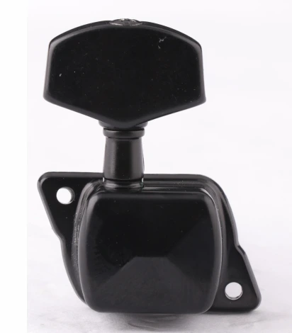 MH-34-BK-3+3 Колки для гитары 3+3, черные, Metallor фото 1