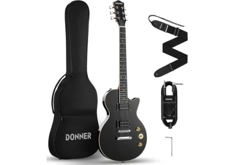 Электрогитара Donner LP-124 Black фото 2