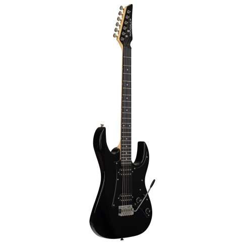 Электрогитара ROCKDALE Akira HH Black фото 4