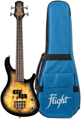 FLIGHT Mini Bass PBR - Бас-гитара уменьшенная фото 1