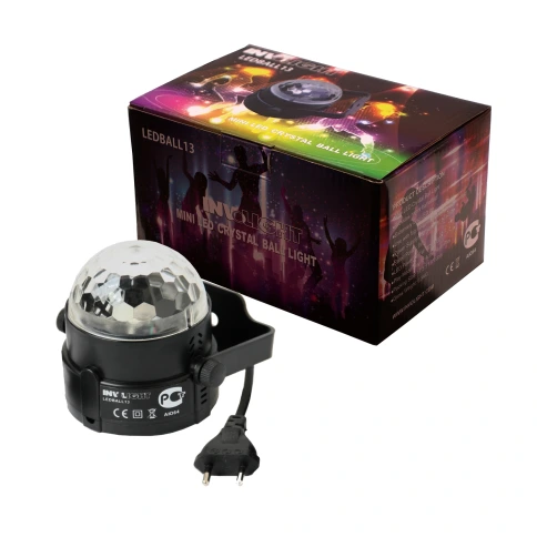 INVOLIGHT LEDBALL13 - LED световой эффект, RGB 3x 1Вт, звуковая активация, авто фото 3