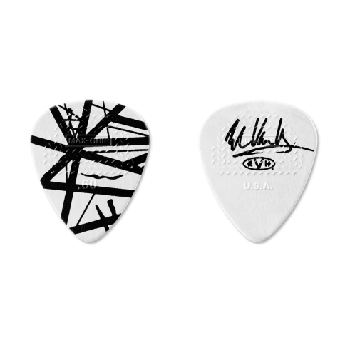 Медиатор Dunlop EVHP03 EVH White With Black Stripes фото 1