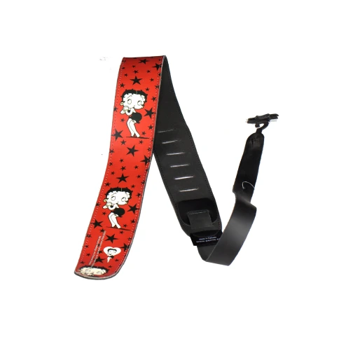 PERRI'S P25BB-1122 BETTY BOOP - кожаный ремень (2,5') для гитары. (BETTY BOOP) фото 1