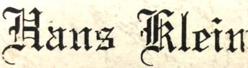 Hans Klein