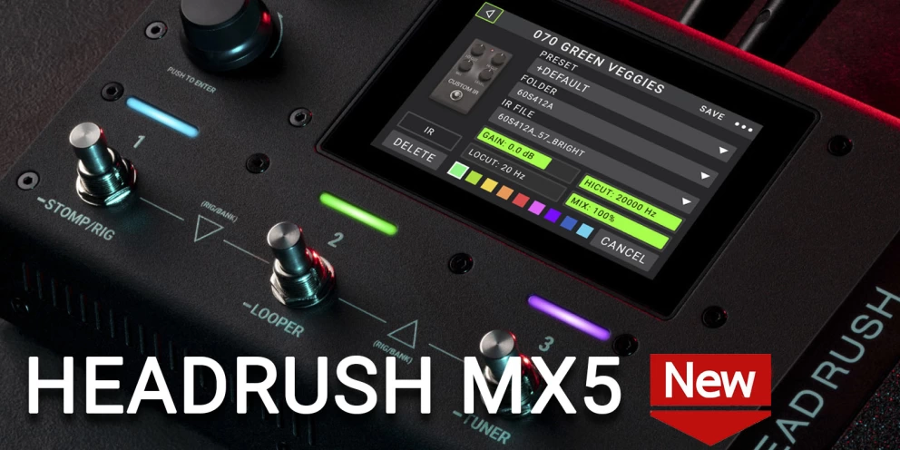 Новый моделирующий процессор HeadRush MX5