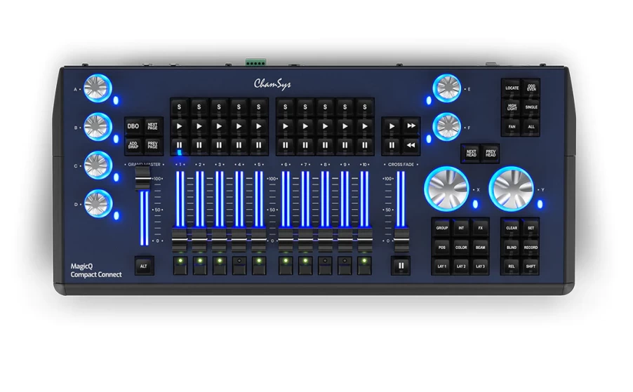 Новое поступление пультов управления светом ChamSys на склад в Минске.